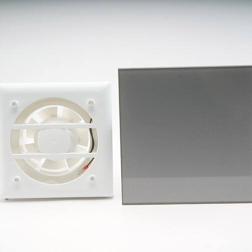 Вентилятор побутовий OSTVENT ART GLASS 120 S Grey  (арт. 012-0013)