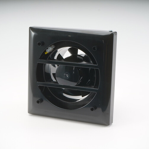 Вентилятор побутовий OSTVENT ART GLASS 120 S Black  (арт. 012-0011)
